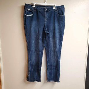 Lane Bryant Straight Leg Slim Jeans Size 22